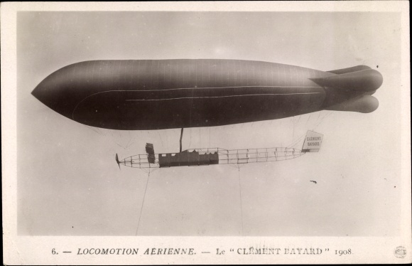 Zeppelin, Locomotion Aerienne, Le "Clement Bayard" 1908