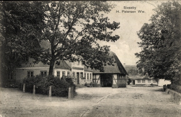 Sieseby Thumby in Schleswig Holstein, Gasthof Ww. H. Petersen