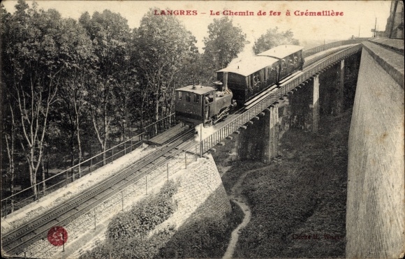 Langres Haute Marne, Die Zahnradbahn