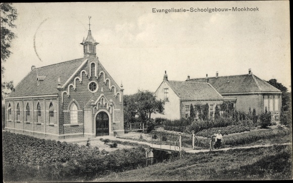 Mookhoek Strijen S&uuml;dholland Niederlande, Geb&auml;ude der Evangelisierungsschule