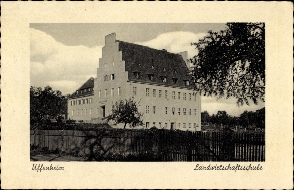 Uffenheim in Mittelfranken Bayern, Die Landwirtschaftsschule