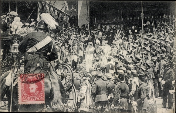 Madrid Spanien, Iglesia de San Jer&oacute;nimo, Adel Spanien