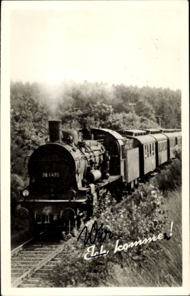 Deutsche Eisenbahn, Lokomotive, Ich komme, Nr 38 1470