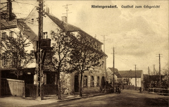 Hartha Hintergersdorf Tharandt im Erzgebirge, Gasthof zum Erbgericht