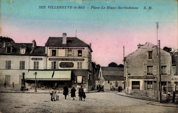 Villeneuve le Roi Val de Marne, Place le Blanc Barbedienne