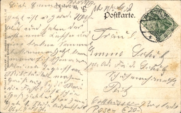 Poznań Posen, Wilhelmstra&szlig;e, Generalkommando, Landgericht, Steuerdirektion