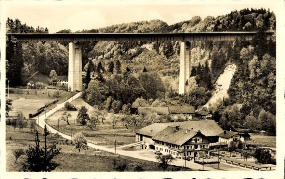 Weyarn Oberbayern, Mangfallbr&uuml;cke der Reichsautobahn M&uuml;nchen-Salzburg-Wien