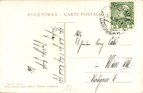 Kossak, W., Polnischer Reiter mit Schwert
