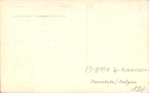 Zonnebeke Zonnebeeke Zonnebecke Westflandern, Kriegszerst&ouml;rungen