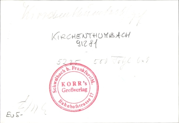 Foto Kirchenthumbach in der Oberpfalz, Gesamtansicht