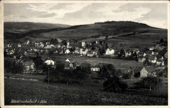 Waldmichelbach Wald Michelbach im Odenwald Hessen, Ortsansicht